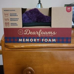 Dearfoams Slippers Size Medium